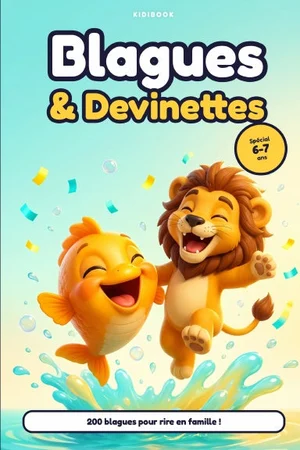 Couverture : Blagues & Devinettes spécial 6-7 ans, avec Plouf et Léo