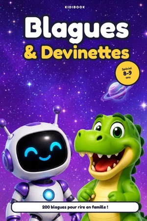 Couverture : Blagues & Devinettes spécial 8-9 ans, avec Astro et Rex