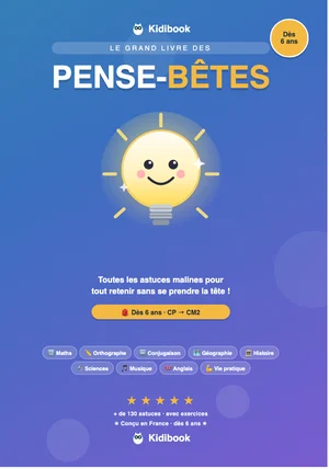 Couverture : Le Grand Livre des Pense-Bêtes primaire, Kidibook