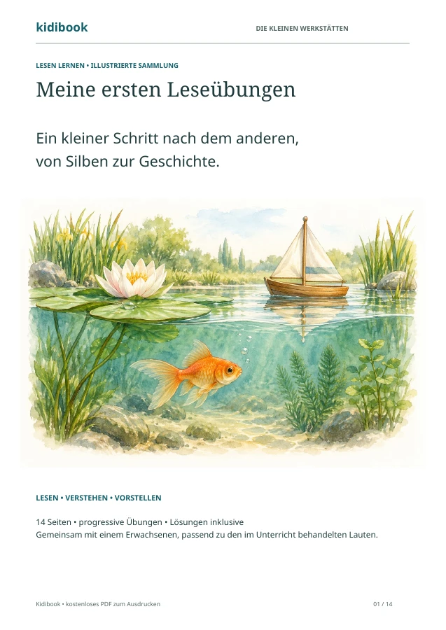 Cover des kostenlosen Hefts: Meine ersten Lesungen, 1. Klasse (CP)