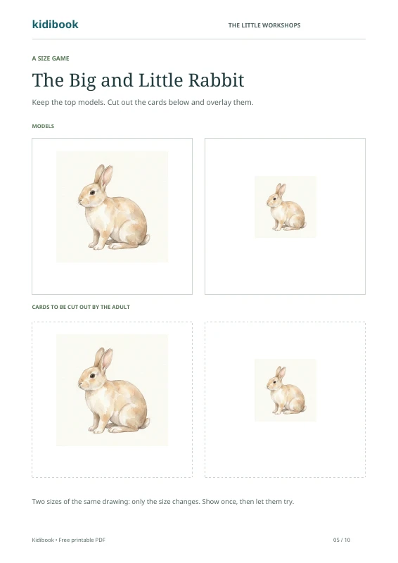 Page 8: food images to match