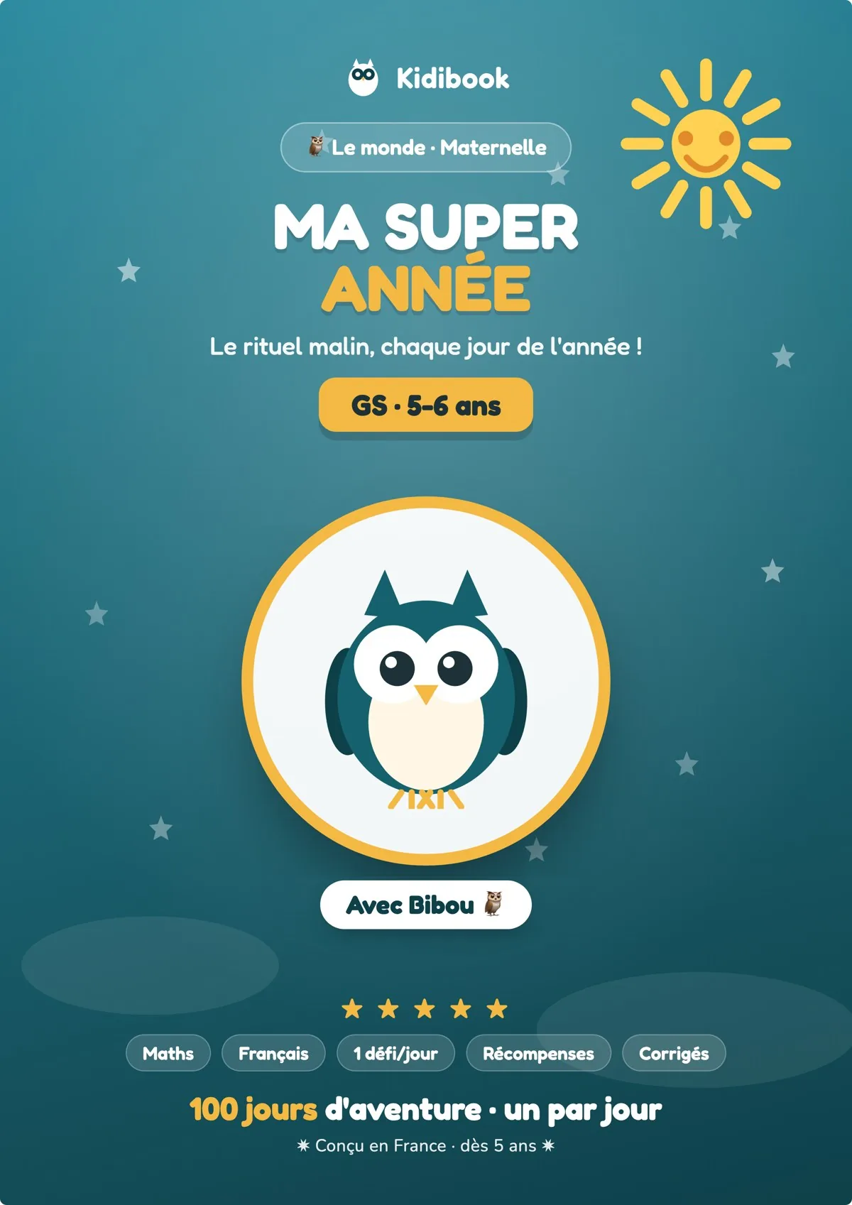 Ma Super Année de Bibou (maternelle, GS) – Kidibook