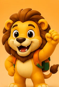 Léo le lion, mascotte du CE1