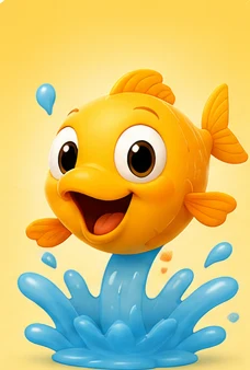 Plouf le poisson, mascotte du CP
