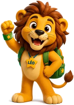 Léo le lion, mascotte du CE1