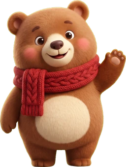 Titou l'ourson, la mascotte Kidibook de Petite Section