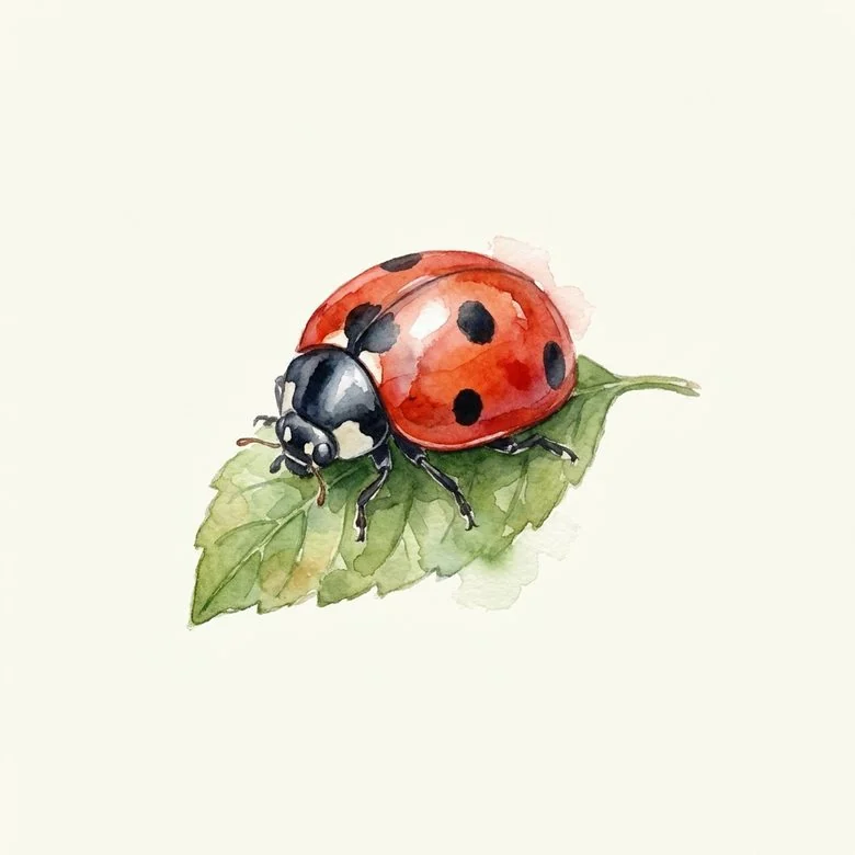 Una mariquita