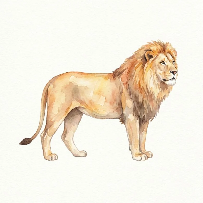 Un león