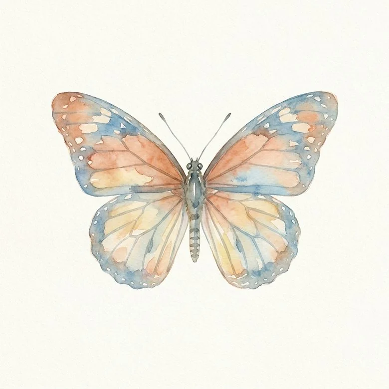Una mariposa
